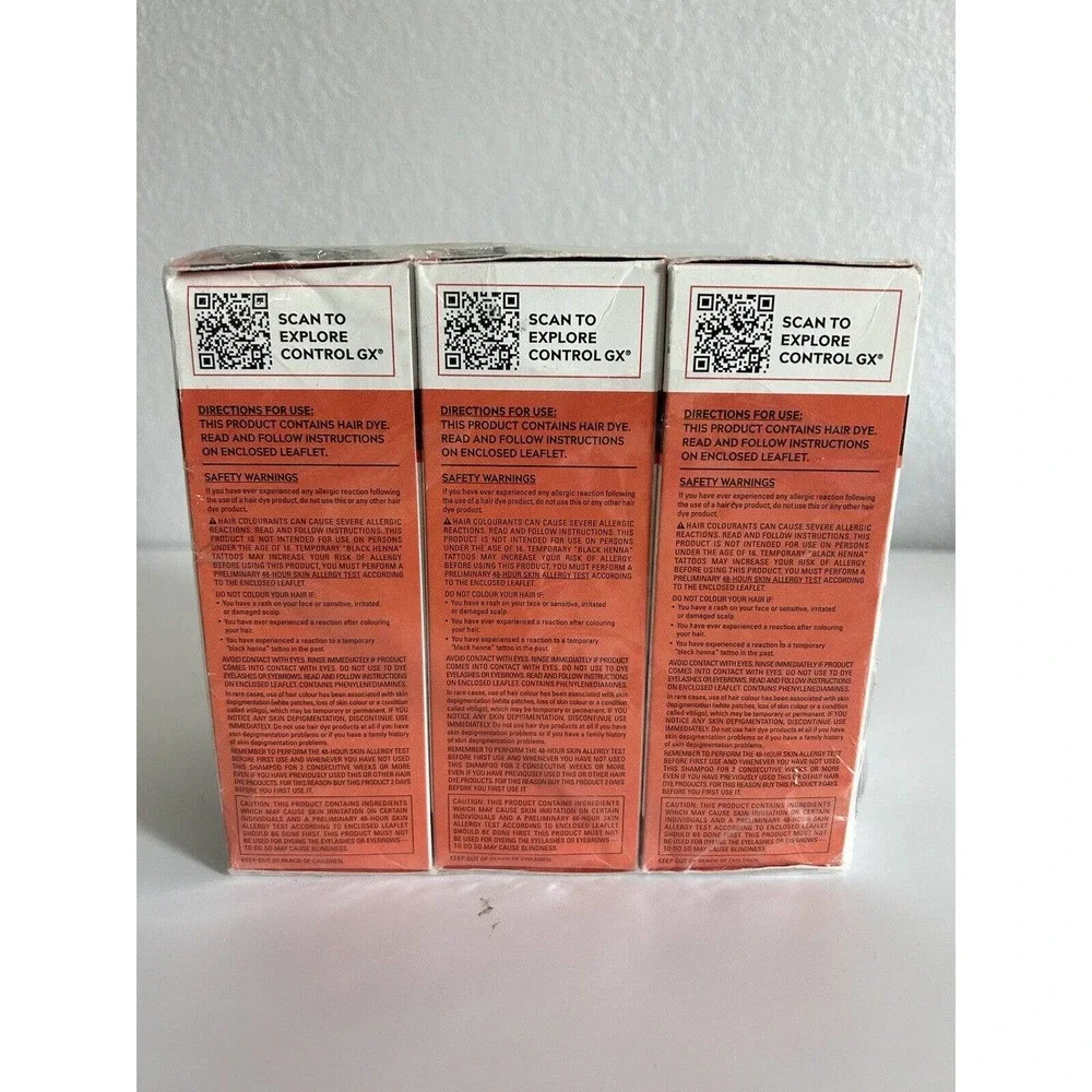 Just For Men-Control GX Grey Reducing Beard Wash Shampoo-4 Fl Oz Pack of 3 - Picture 4 of 7